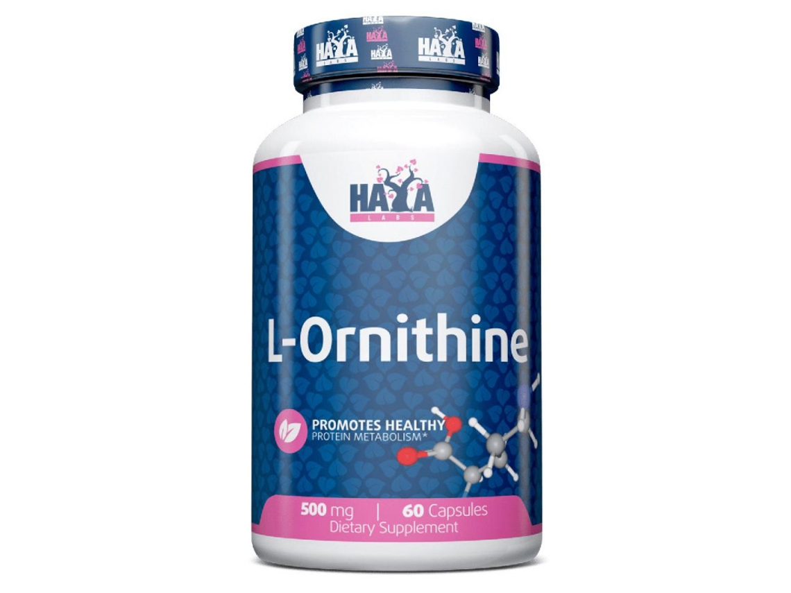 L-ornithine 500mg - 60 Capsules De Haya Labs