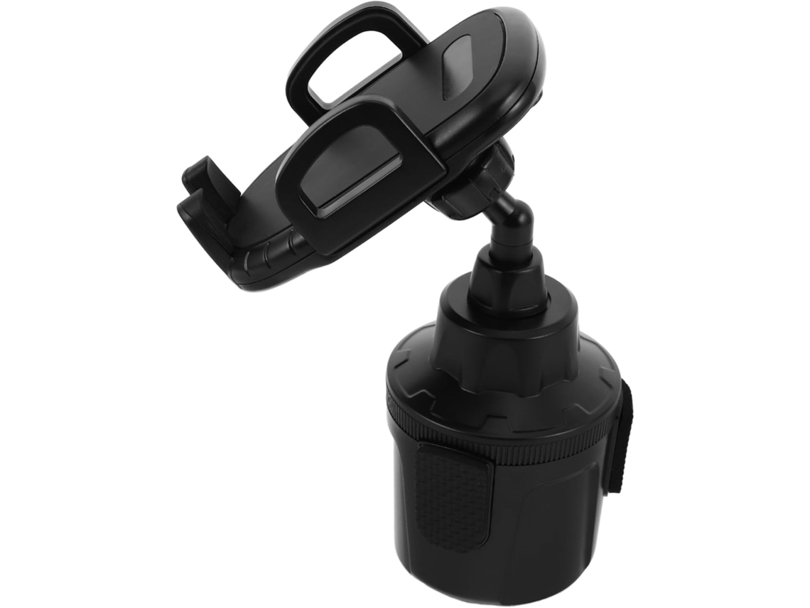 Base Para Celular Ajustável E Com Rotação De 360 Graus, Com Suporte Para Copos.