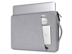 Capa Para Laptop De 14,1 Polegadas/15,4 Polegadas Em Lona Cinza. Cinza 24.