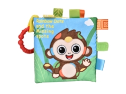 Mali livro de Tecido Macio para Bebê com Sons Macaco Brinquedo Educativo de Desenvolvimento Infantil