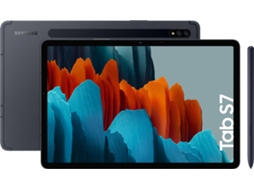 Tablet SAMSUNG Galaxy Tab S7 (11'' - 128 GB - 6 GB RAM - Wi-Fi - Preto)