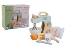 Conjunto De Cozinha De Brinquedo Jouéco Com Batedeira E Conjunto Para Assar Em Madeira 10 Peças Sustentáveis