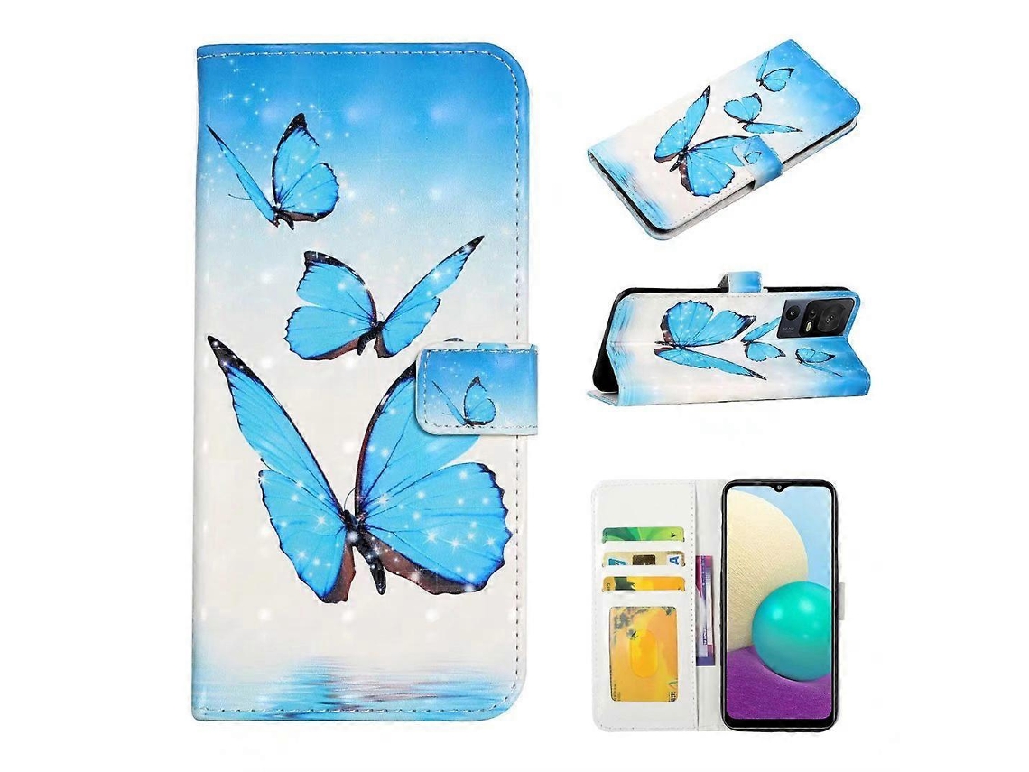 Capa De Couro Para Celular Com Desenho 3d Em Relevo A Óleo