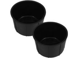 Capas De Borracha Para Os Porta-copos Do Console Central Do Carro