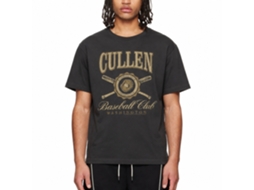 Rockinstone Twilight Movie Cullen Baseball Club Solid Smoke Adult T-shirt Size:s