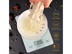 Balança de Cozinha Digital, de Eletrônica com Vidro AQUAFORGE