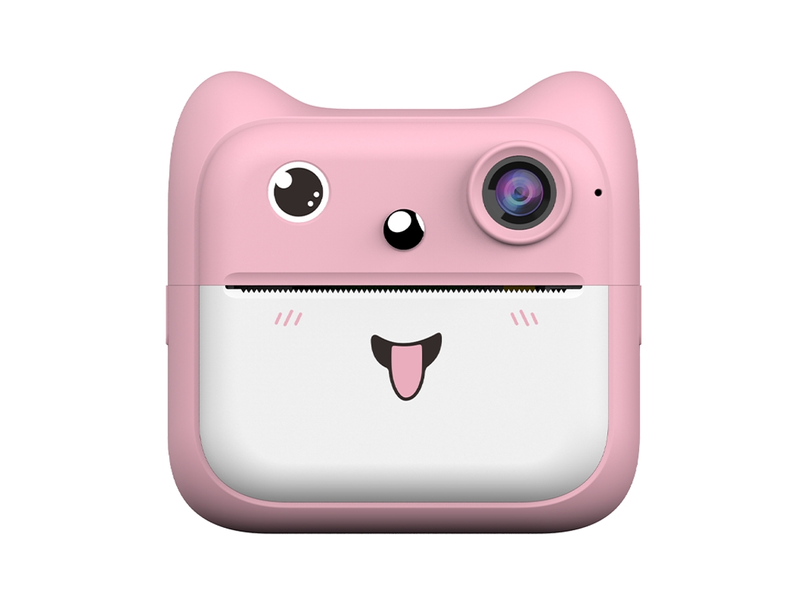 Câmera Infantil D1 Com Impressão Instantânea, 2400 W, Lente Dupla Hd, Tela De 2,4 Polegadas, Vídeo 1080p Com Adesivos, Cartão Tf De 32 Gb (r