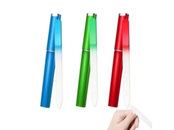 3 Peças de Lixa de Vidro Cristal Dupla Face Cuidados Gentis NEVEANCE