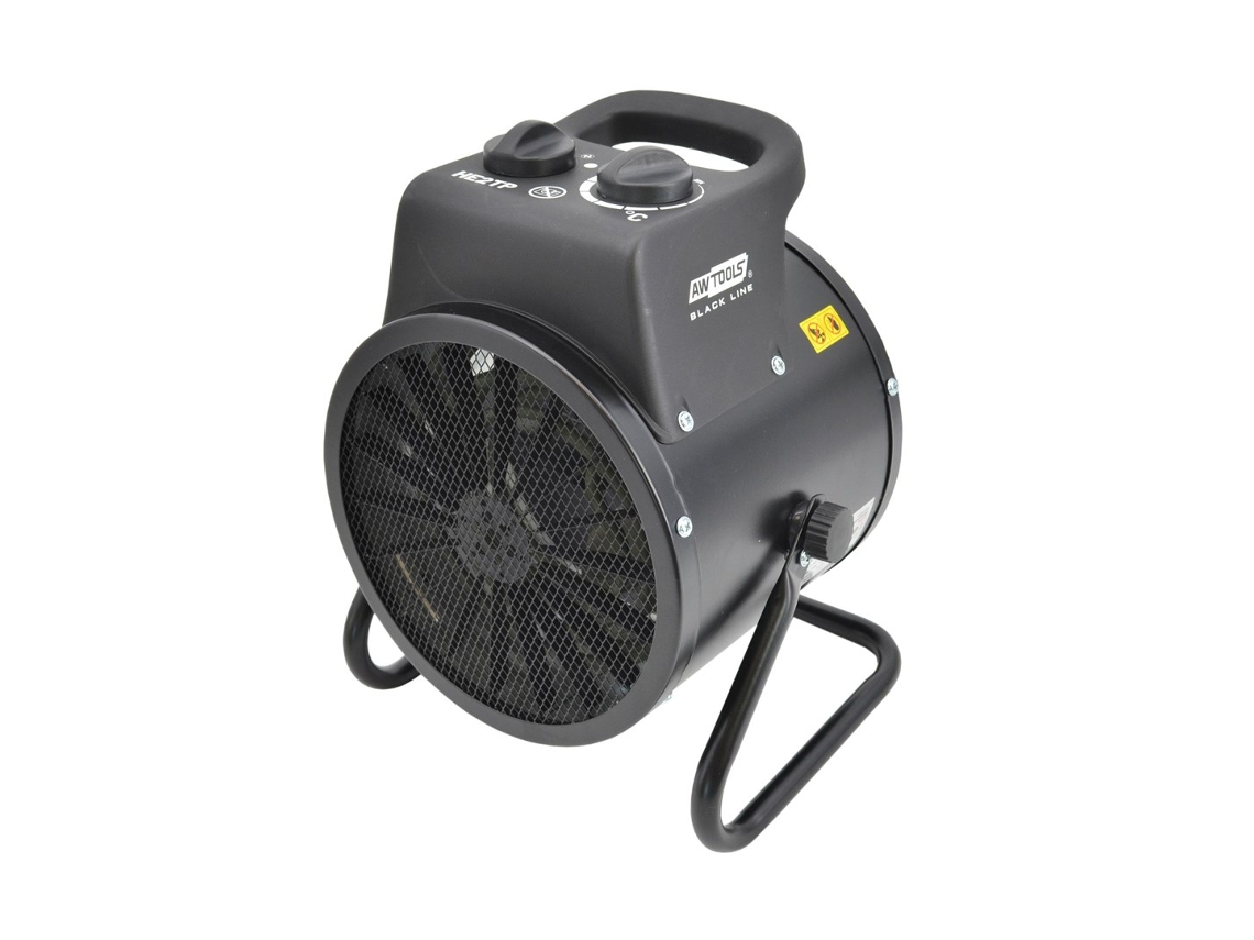 Aquecedor elétrico Aw Tubo Prof 2kw He2tp / preto Linha Awtools