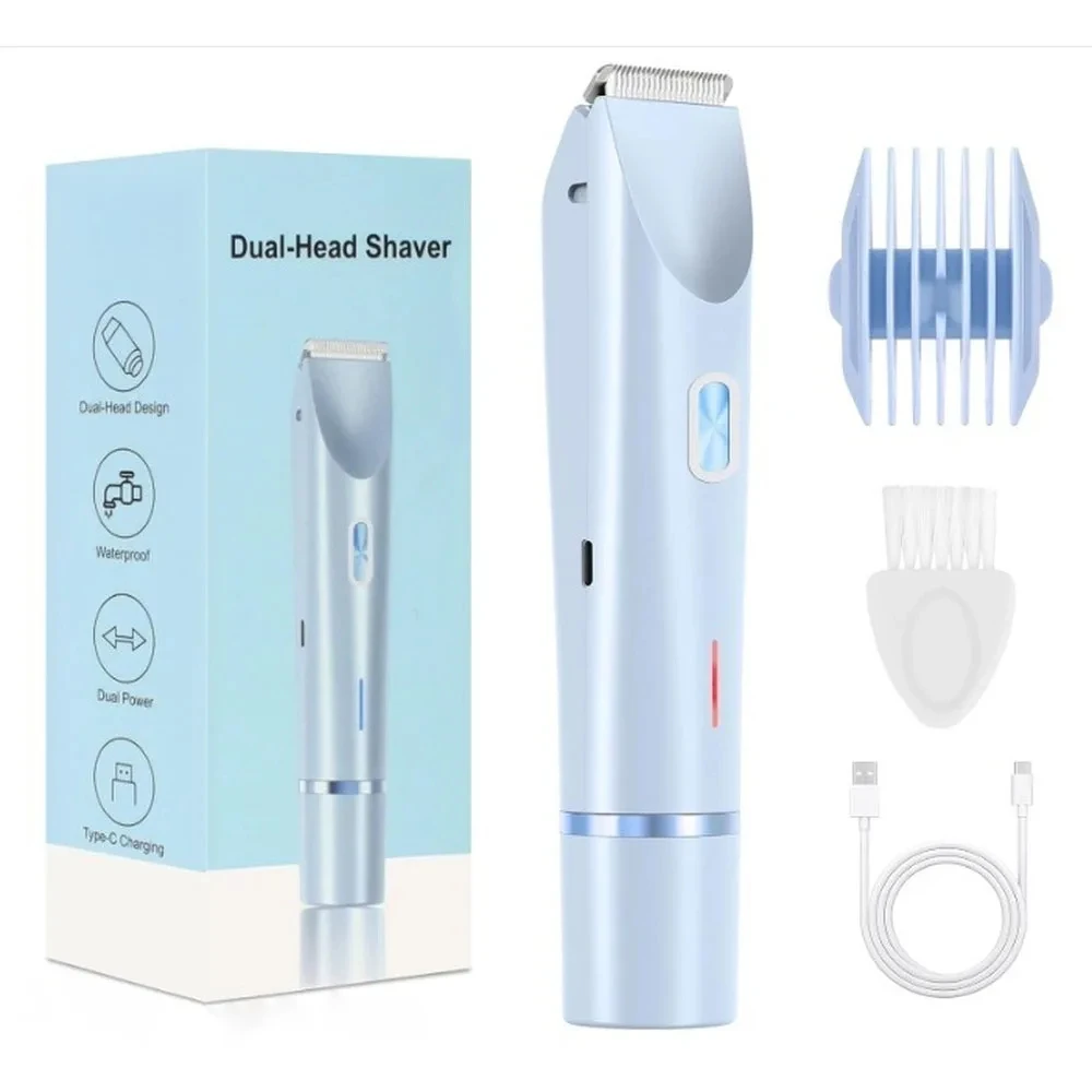 (azul) Aparelho Elétrico Indolor Para Depilação Feminina, Adequado Para Todas As Áreas.