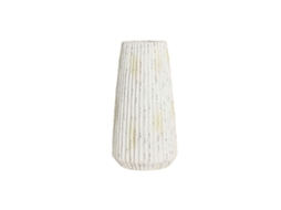 Vaso Home Esprit Branco Magnésio 28 X 28 X 53 Cm