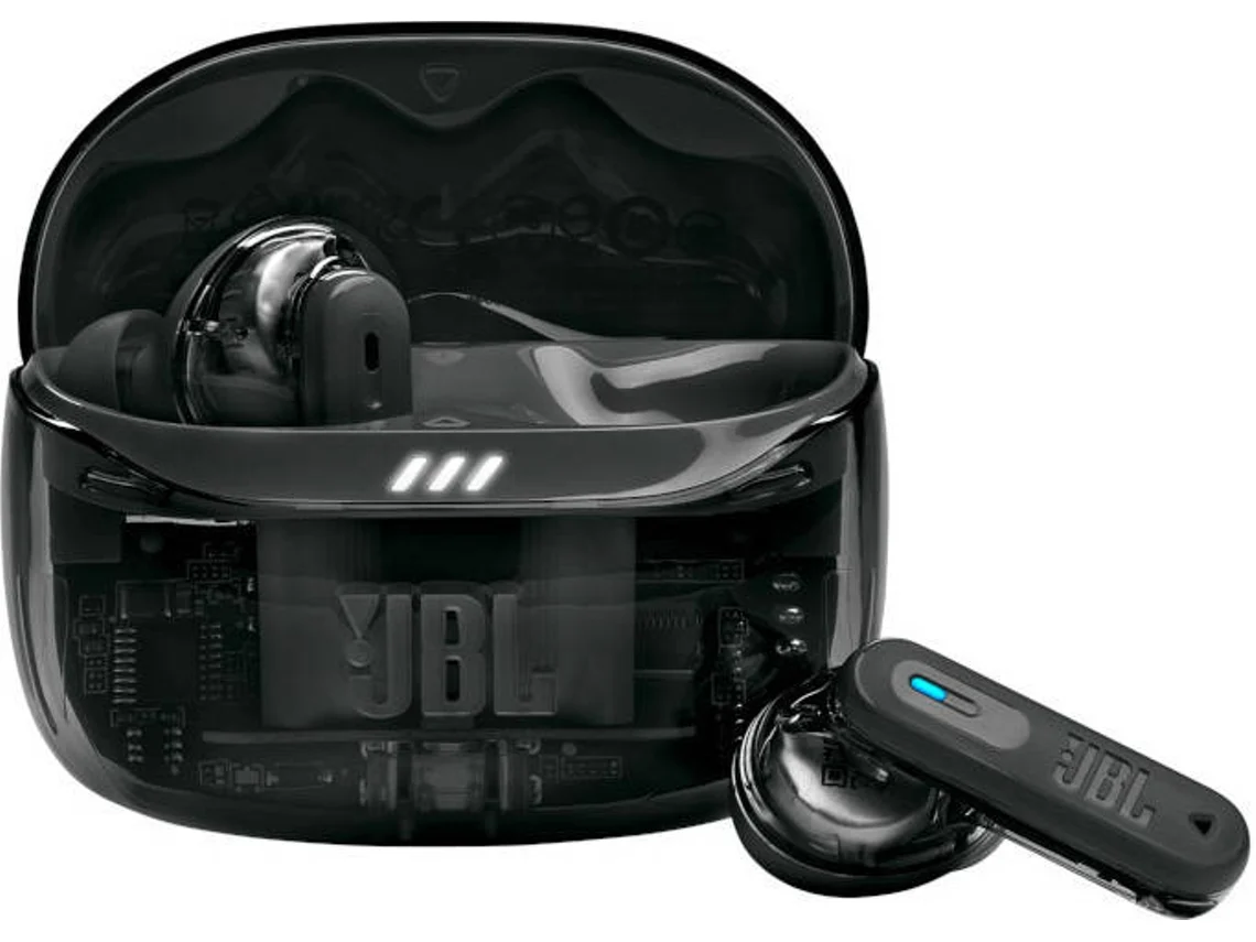 Auriculares Bluetooth True Wireless JBL TUNE BEAM 2 (In Ear - Microfone - Noise Cancelling - Preto)