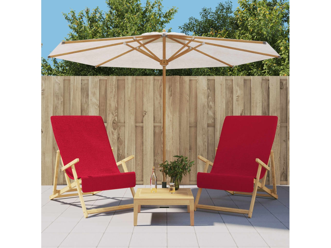 Vidaxl Toalhas De Praia 2 Pcs 60x135 Cm Tecido 400 Gsm Bordô