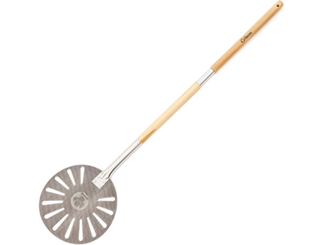 Chef Pomodoro Aluminium 9 Turning Pizza Peel com Alça de Madeira Destacável para Facilitar O Armazenamento 9 de Giro