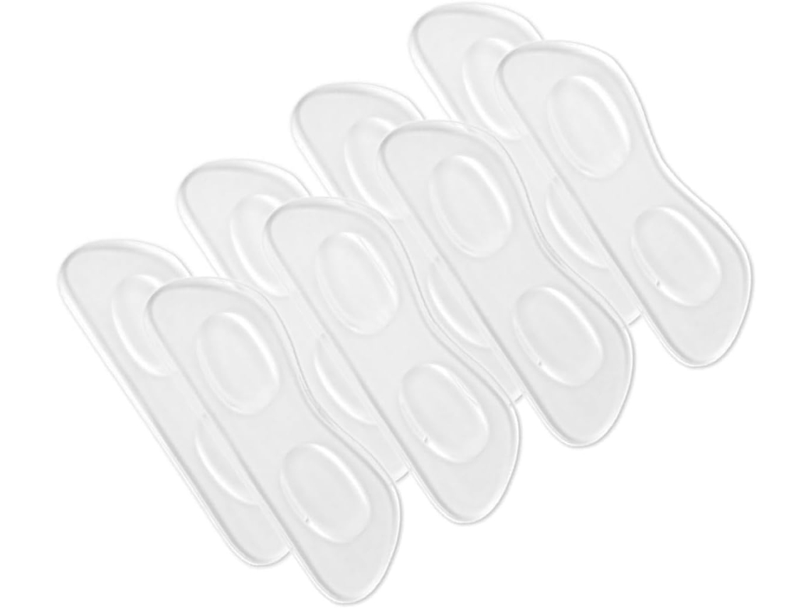 Protetores De Calcanhar Silicone Ideais Para Prevenir Bolhas E Assaduras, Confortáveis E Duráveis, Pacote Com 4 Pares
