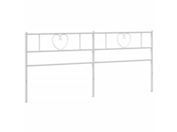 Headboard, Headboards Vidaxl Branco Aço (200 Cm)