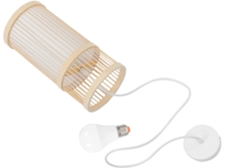 Luminária Pendente De Bambu Trançado Para Sala De Chá, Estilo Japonês, Estilo Rústico.