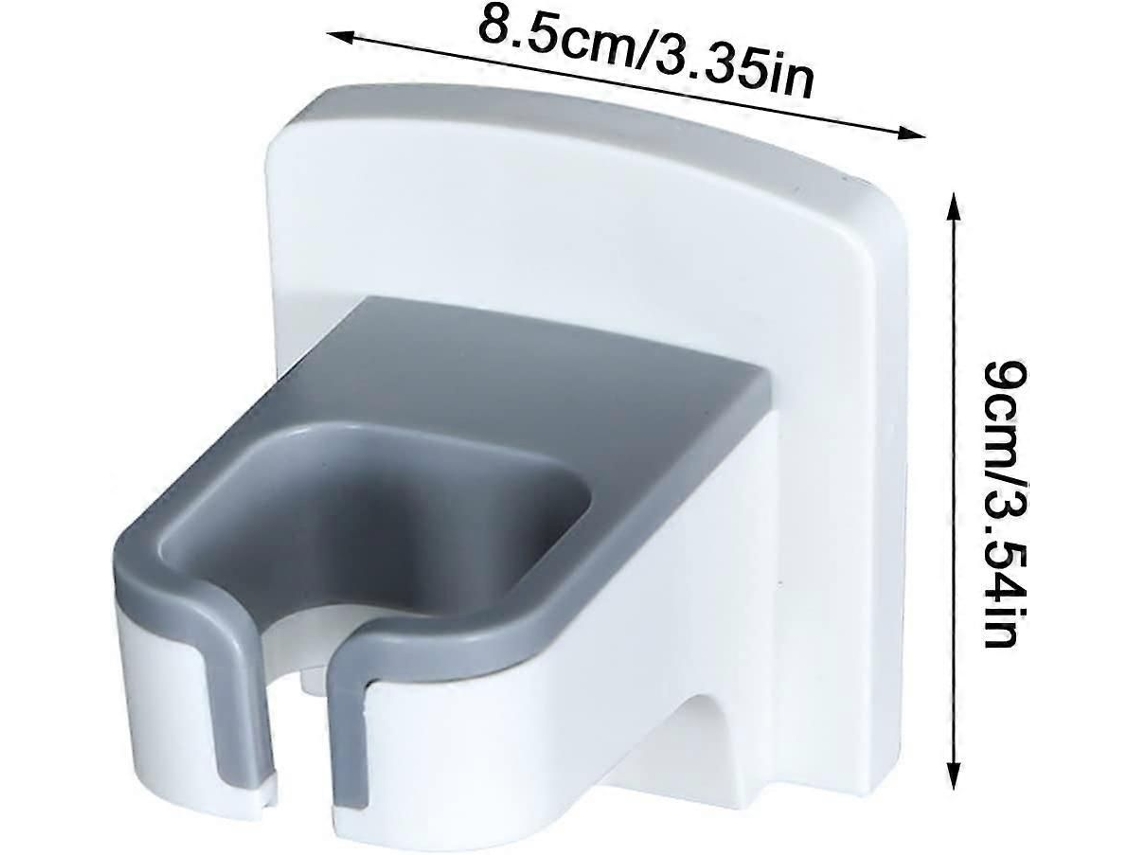 Suporte de Parede Branco para Secador Cabelo - Sem Furos Organizador Acessórios Banheiro. GOKOCO