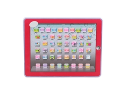 Tablet Educativo Infantil Para Aprendizado De Inglês, Rosa. Aquaforge
