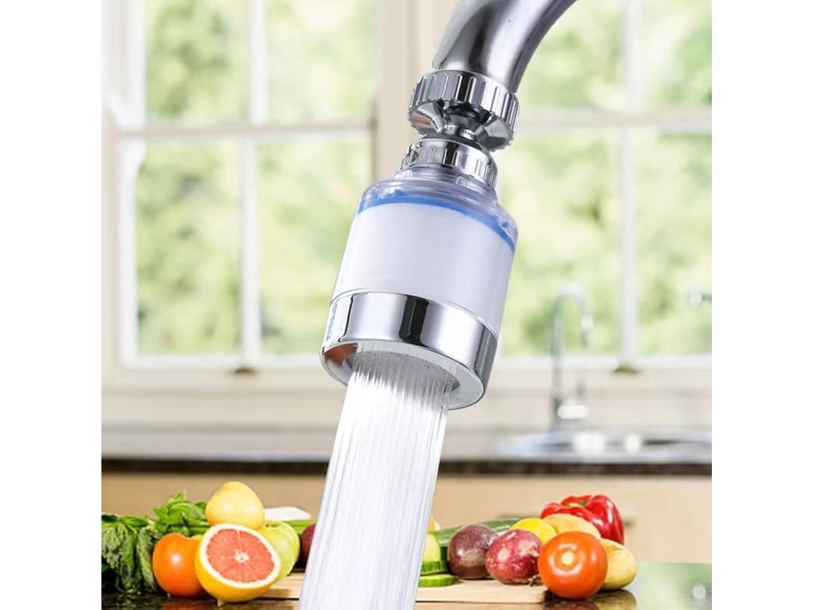 Filtro de Chave LYYTUNG para Pia de Banheiro, rotativo 360°, purificador de Água para Cozinha Remove Cloro, flúor, metais Pesados e Água Dura