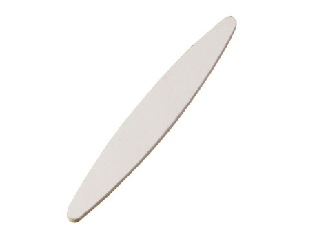 Piedra afilar guadañas ovalado 230x32x13 corindon blanco.