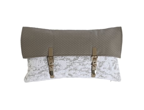 Almofada Home ESPRIT Branco Bege 50 x 10 x 30 cm