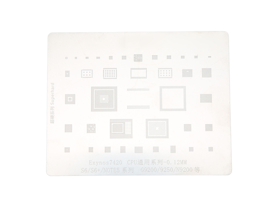Malha De Recerâmica Em Aço Inoxidável Para Reparo De Cpu De Celulares S6 S6+ Note5