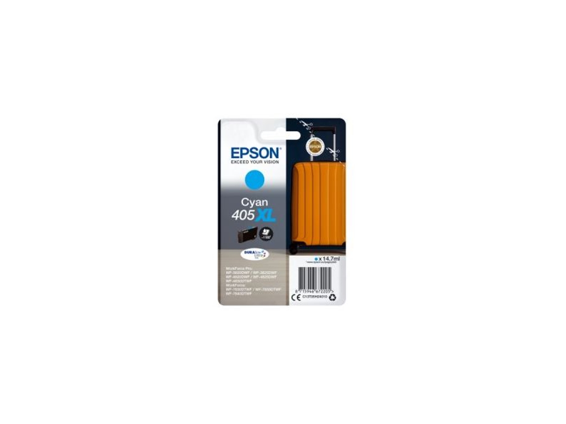 Tinteiro EPSON 405XL DURABrite Ciano