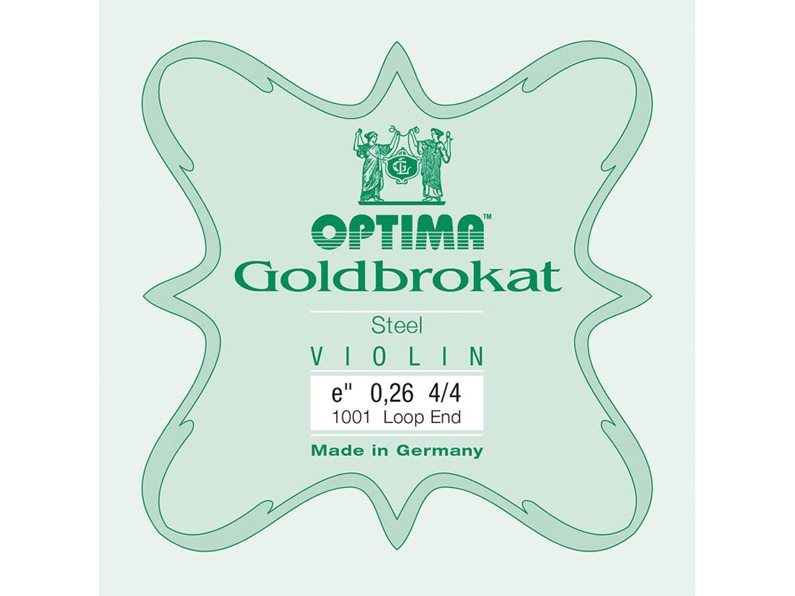 Optima Corda E1 Para Violino 4/4 Aço Final de Loop