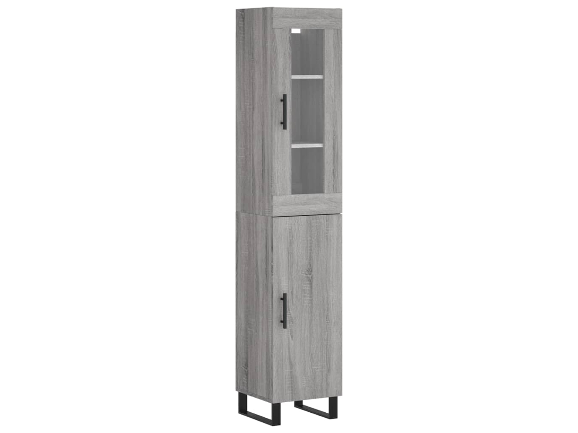 Highboard, Highboards Vidaxl Cinzeto Madeira Processada (n/a)