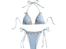Conjunto de Maiô Feminino com Estampa de Conchas SFUSHOS