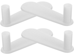 Conjunto De 4 Peças Acessórios Para Suporte Cortina Cama, Incluindo Pé De Pressão Para Mosquiteiro, Suporte Para Cama