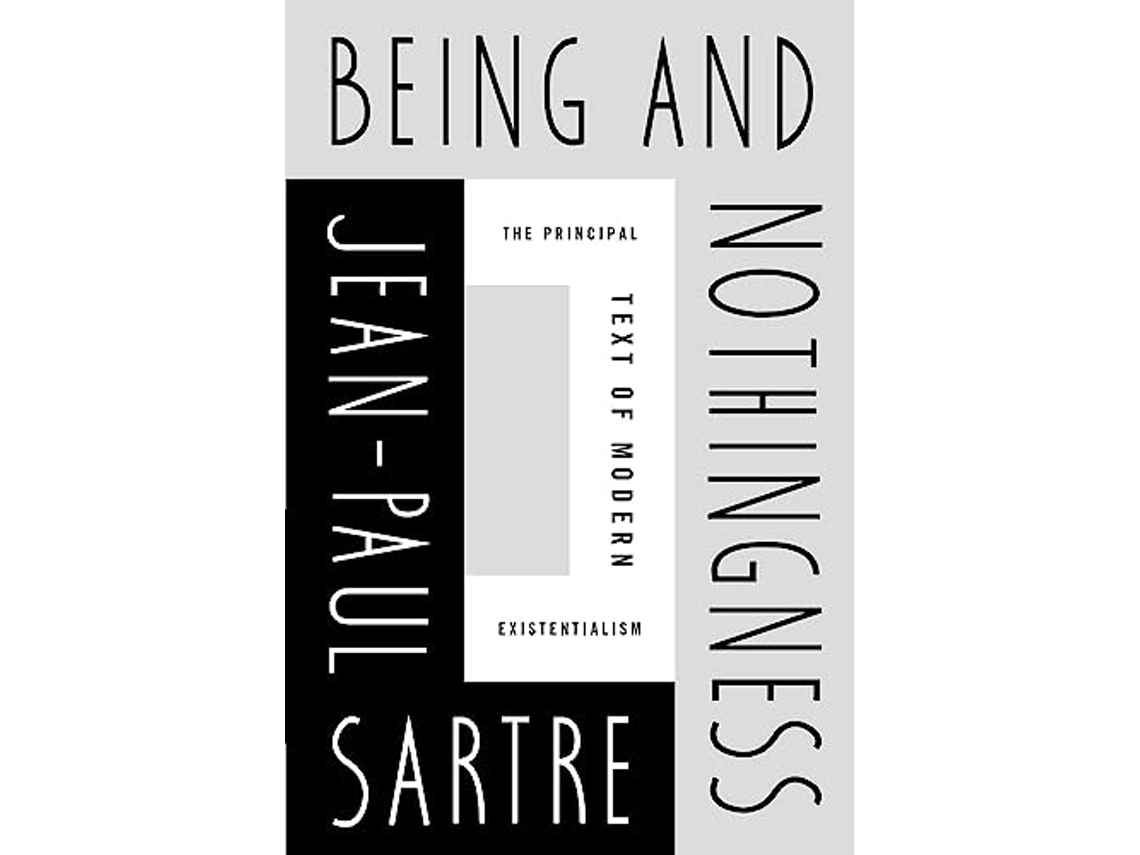 Livro Being and Nothingness de JeanPaul Sartre (Inglês)