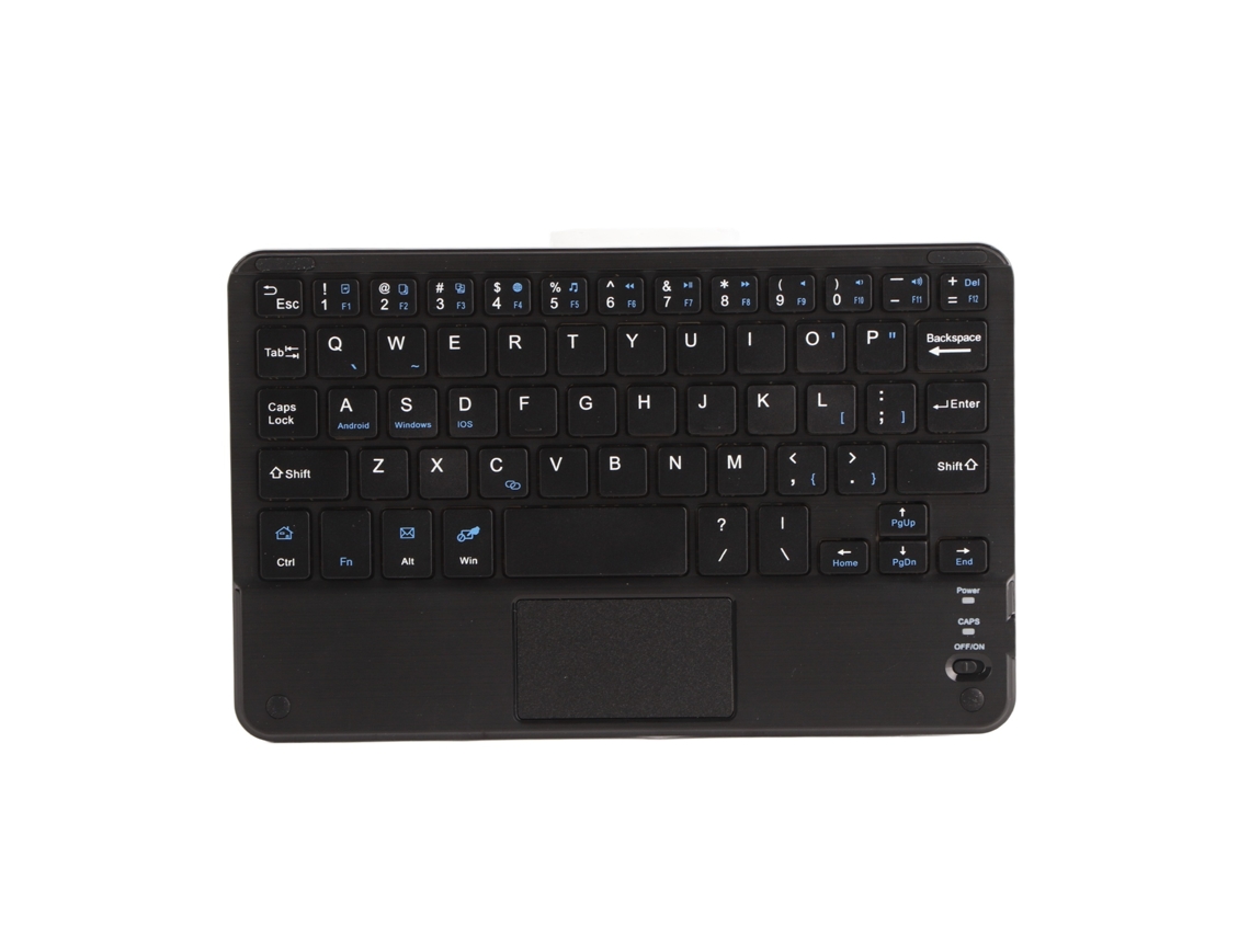 Lurelia Teclado Touchpad Bluetooth, Usb, Sem Fio, Abs, Touchpad, Cor Preto / Azul Para Pc, Tablet, Laptop, Windows