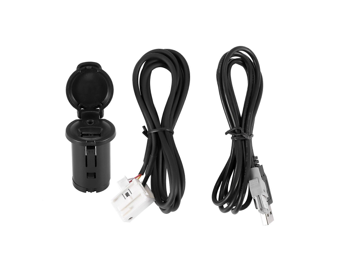 Conjunto De Cabos Usb Aux Masculino Para Stereo Carro Peugeot Citroën Rd43 Rd45