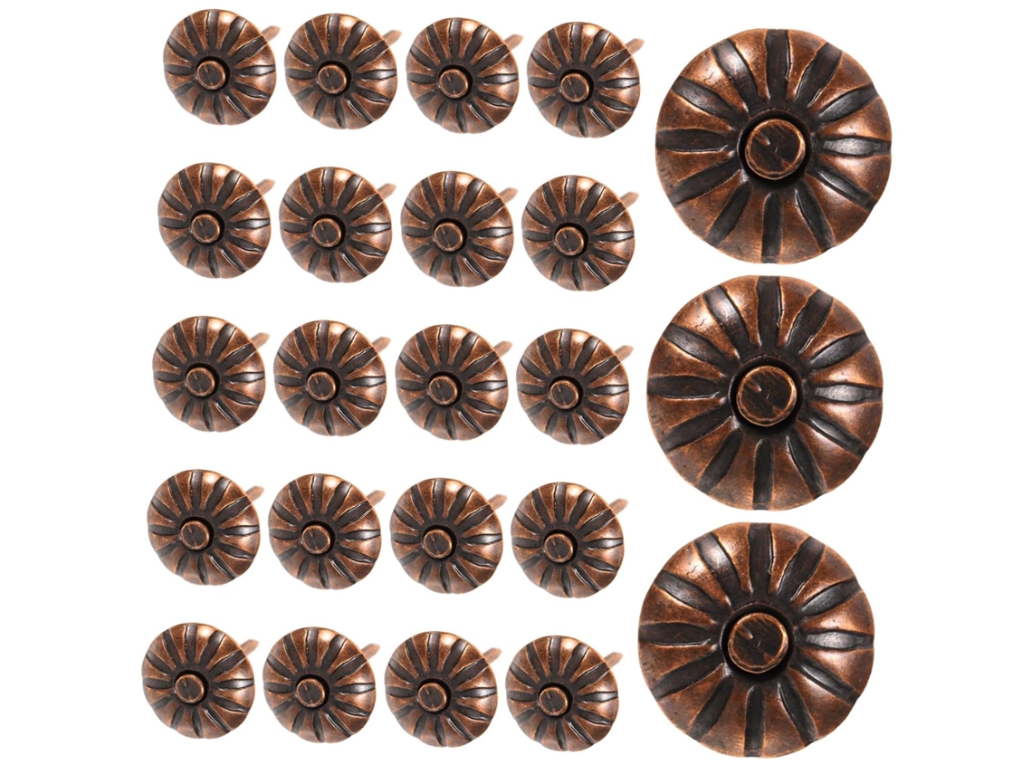 300 Peças De Tachas Decorativas Retrô Para Estofamento Móveis
