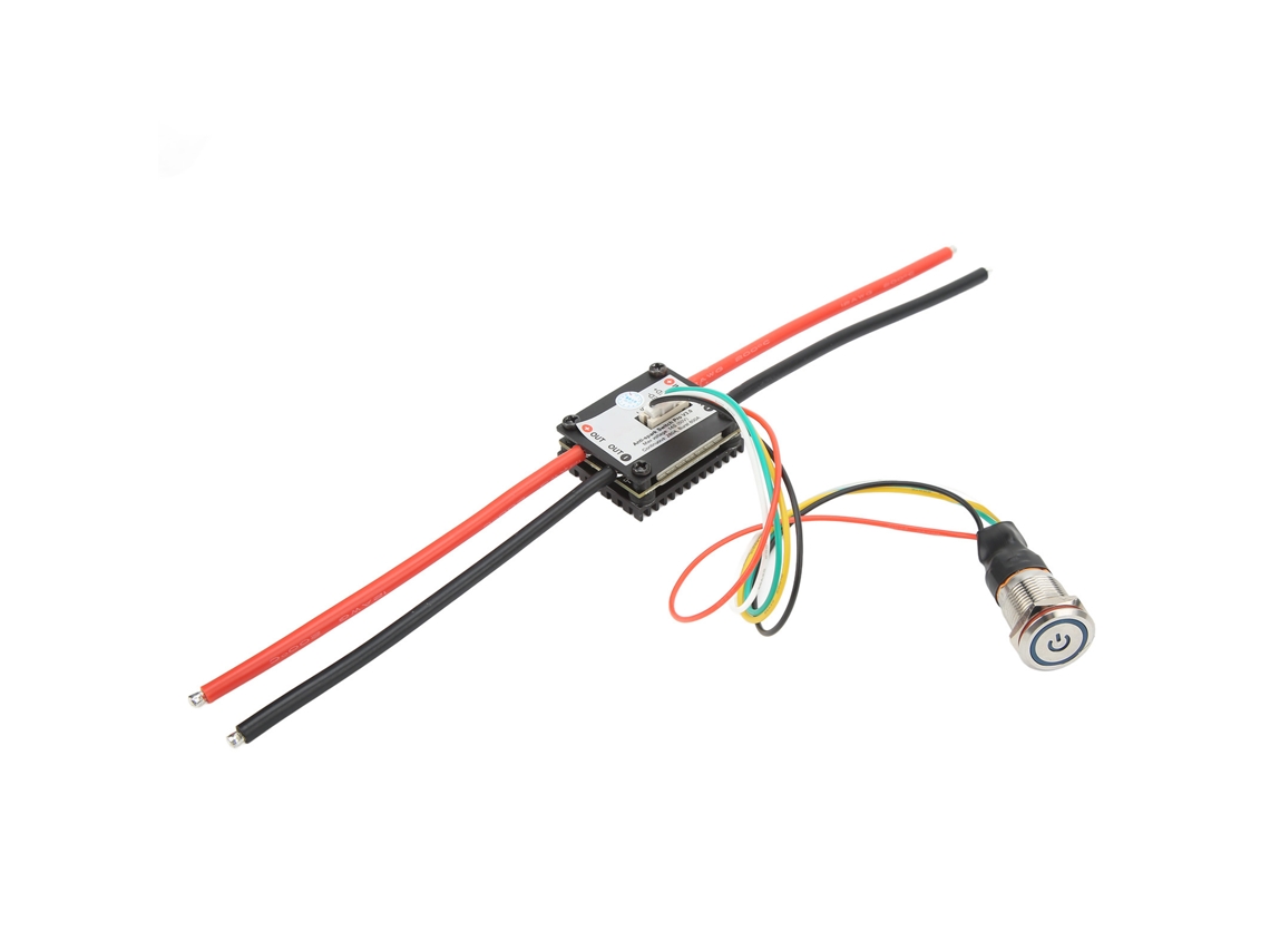 Interruptor antifaísca para skate elétrico de alumínio Flipsky, indicador LED, controle ESC de 60 V
