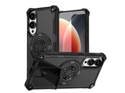 Capa Para Celular Samsung Com Suporte Magnético, Giroscópio De Descompressão E Proteção Contra Quedas.preto, Samsung A16