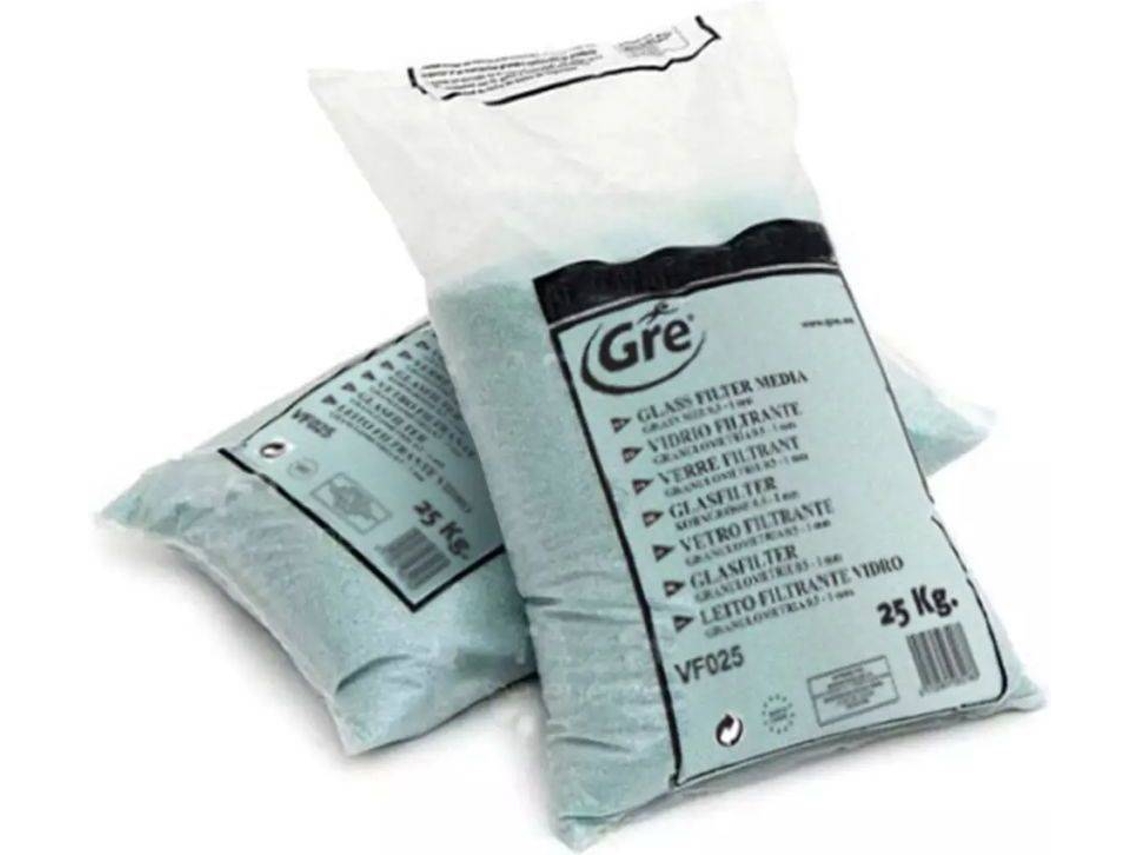 Gre Filtro de Vidro 25 kg 0,5-1 mm VF025