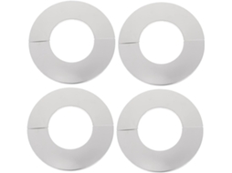 Conjunto De 4 Peças De Capas Decorativas De Aço Para Tubos