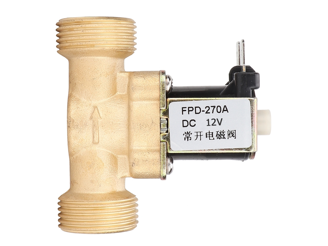 Válvula Solenóide De Água Laxiscreed G3/4 Polegadas, Normal Aberto, 12v Dc, Controlada Eletricamente