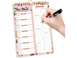 Bloc-notes Pour Planification Des Repas – Carnet De Suivi Hebdomadaire De