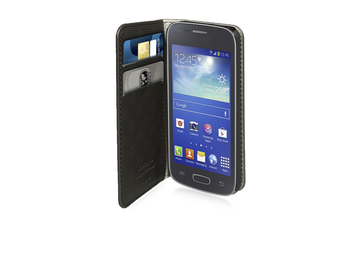 Capa Book Galaxy Ace 3 SBS Castanho Escuro