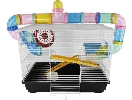 Gaiola para Hamsters PAWHUT (Multicor - 62x29x52cm - Metal)