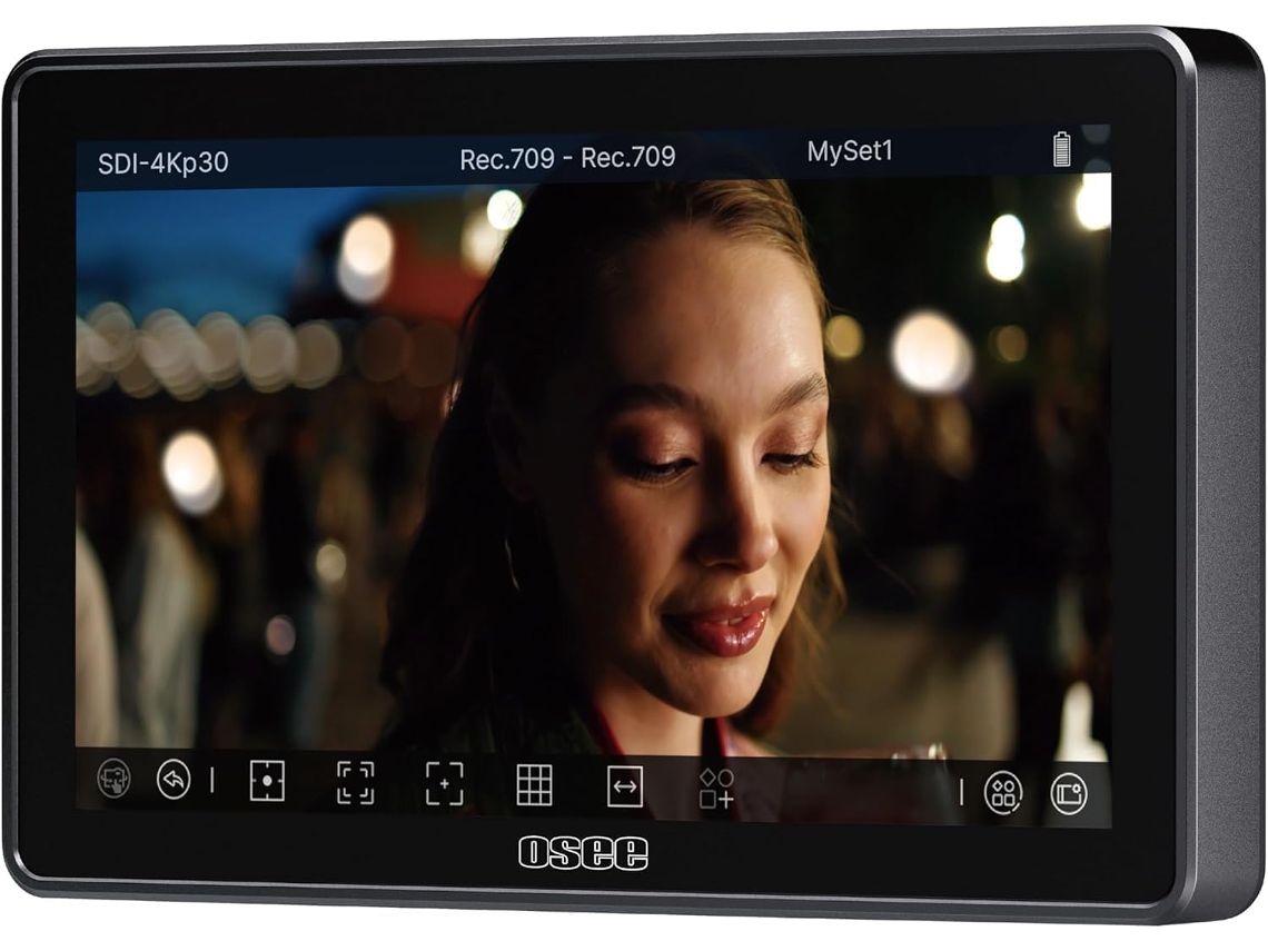 G7 Pro Moniteur De Champ De Caméra 7 Pouce 3000nits Écran Tactile Moniteur Avec Contrôle De La Caméra, Entrée/sortie Hdmi 3g-sdi,