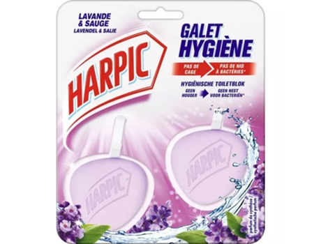 Pastilla De Higiene Con Lavanda Y Salvia Harpic