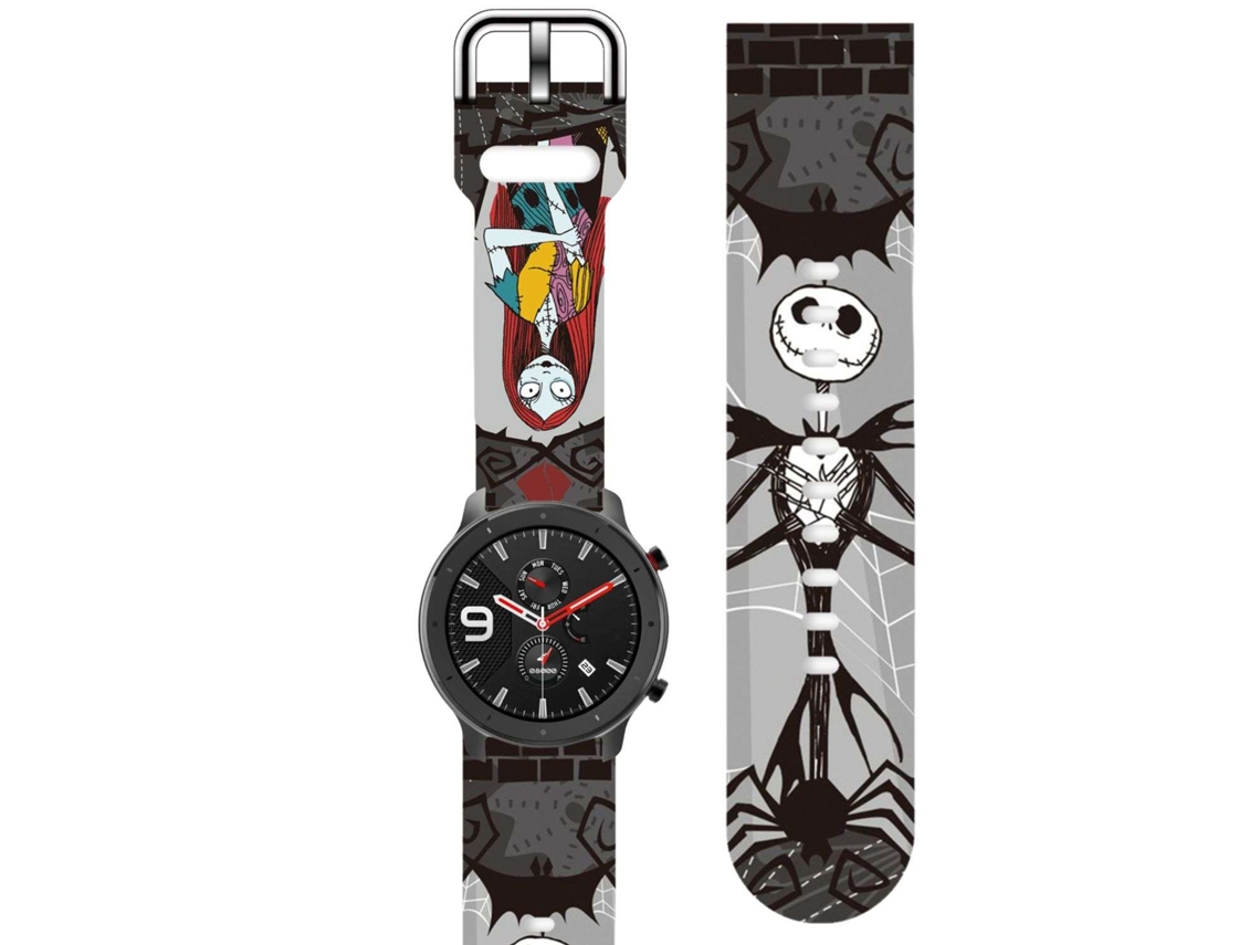 Bracelete Silicone Suave Personalizada Amazfit Gts 2E Jack e Sally
