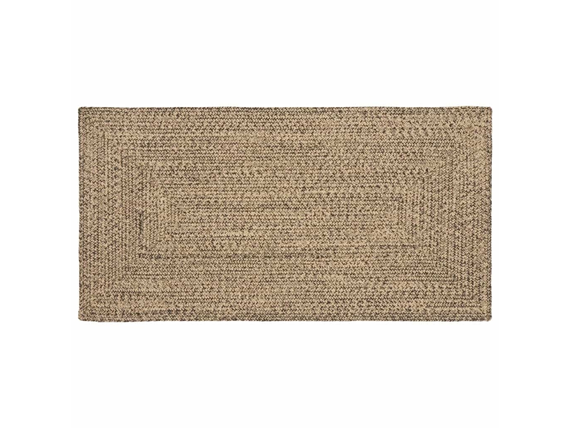 Tapete De Área Vidaxl Castanho Juta (80 X 150 Cm)