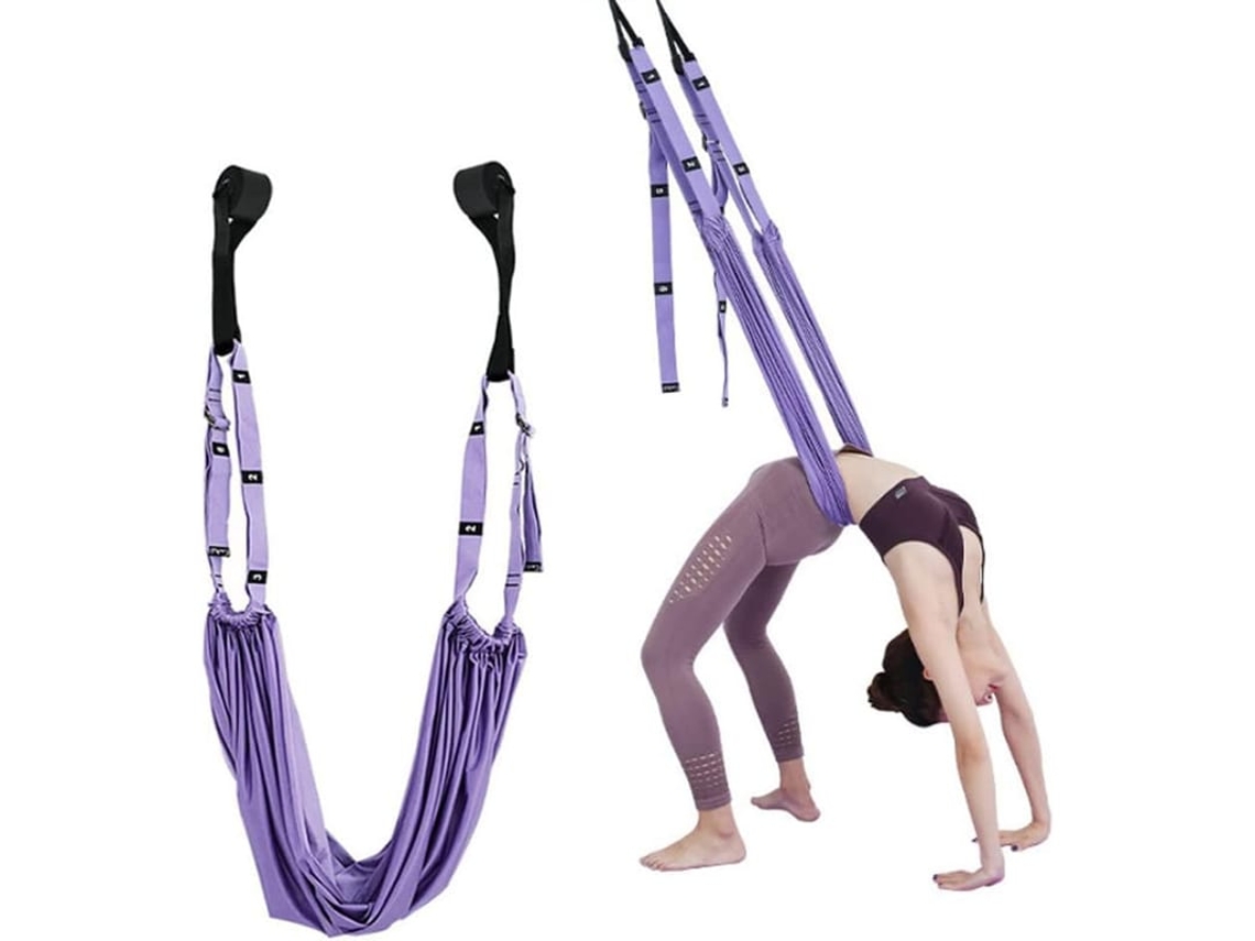 Cinto De Yoga Ajustável Para Alongamento E Flexibilidade Equipamento De Academia Em Casa