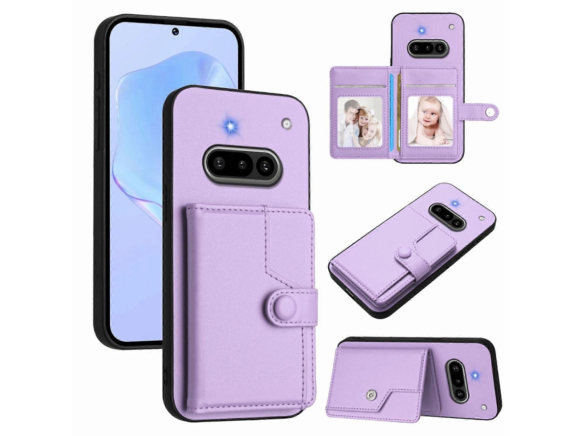 Bolsa Para Celular Com Botão, Proteção Rfid E Sistema Antifurto Para Nothing Phone 3a